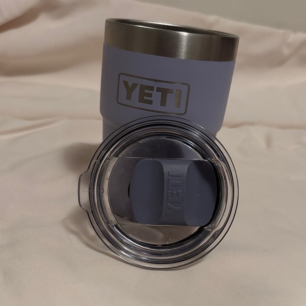 YETI Lavender Tumbler with Clear Lid